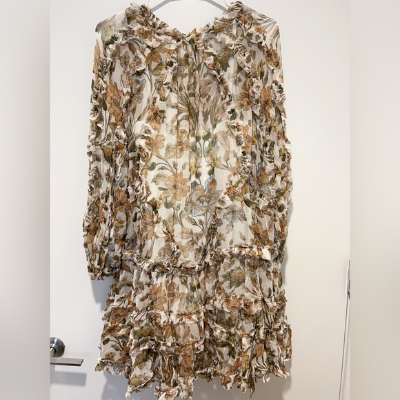 NWT AU2 Zimmermann Chintz Floral Frill Minidress - Picture 10 of 16